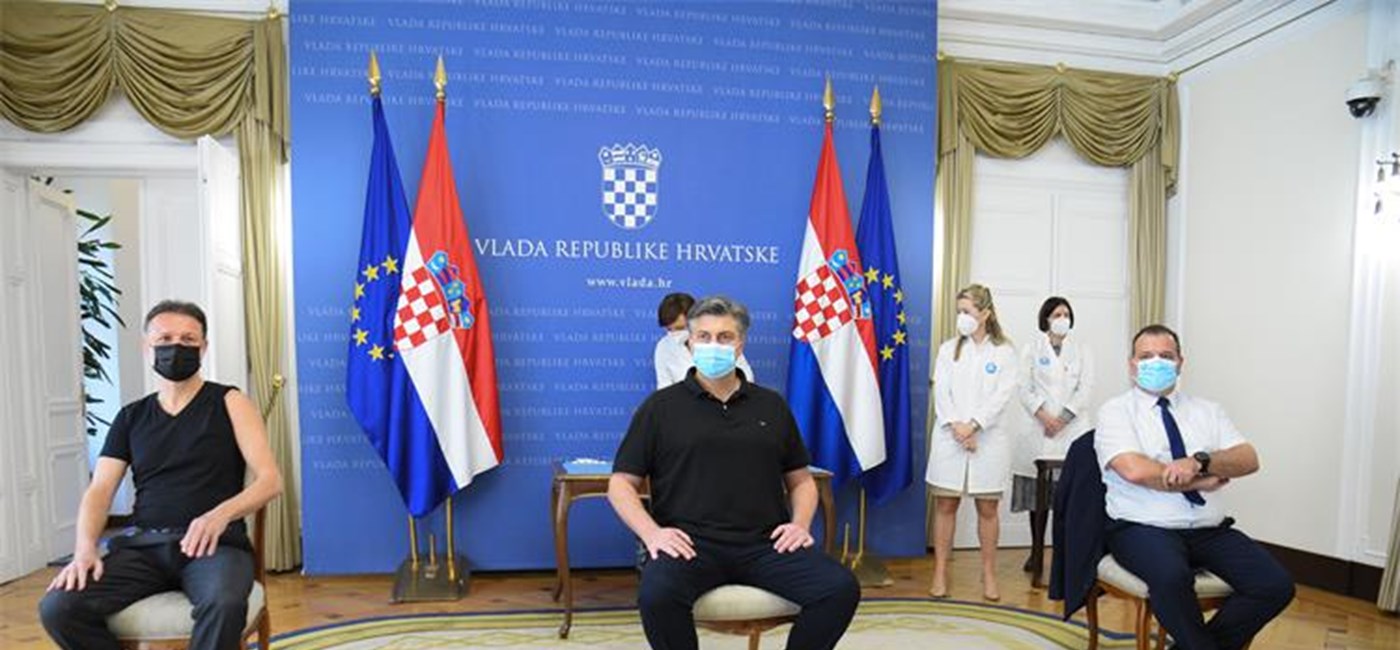 Plenković, Jandroković i Beroš cijepili se AstraZenecom: Poslali smo snažnu poruku povjerenja 